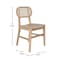 Flash Furniture Jacob Cane Rattan Dining and Event Chairs w/Solid Wood Frame and Seat, Natural, 2PK SK-220902-NAT-GG - alternate 3